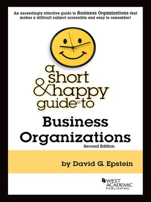 cover image of A Short & Happy Guide to Business Organizations